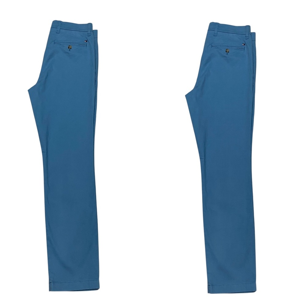 Tommy Hilfiger Slim Fit Chino Men’s 29 Pants Blue - Picture 2 of 11